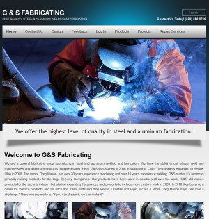 website after redesign
