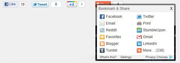 Social Network Sharing Tools Social Network Sharing Tools